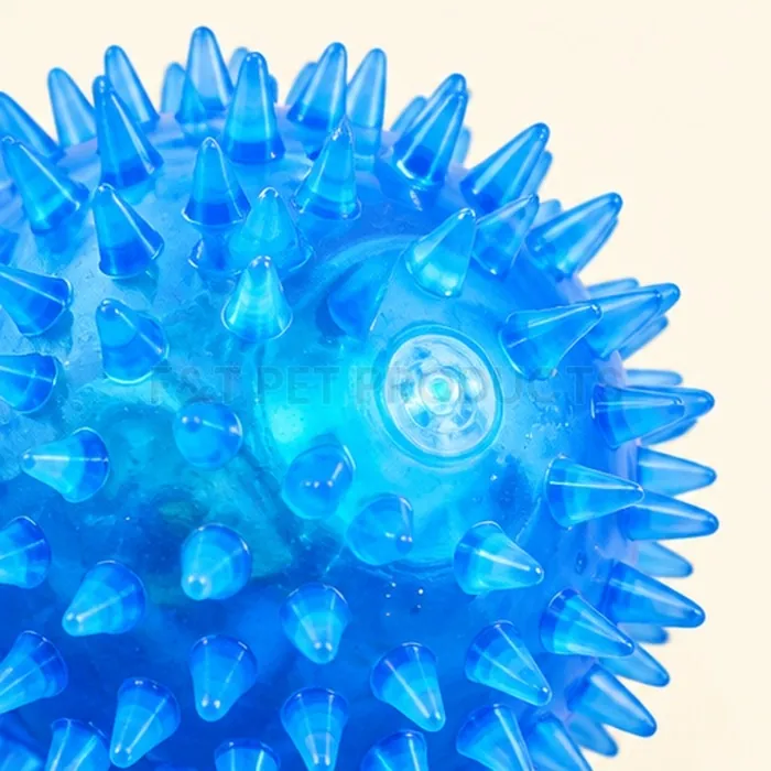 Flashing Spiky Ball, TPR (7.5 cm) — photo 3
