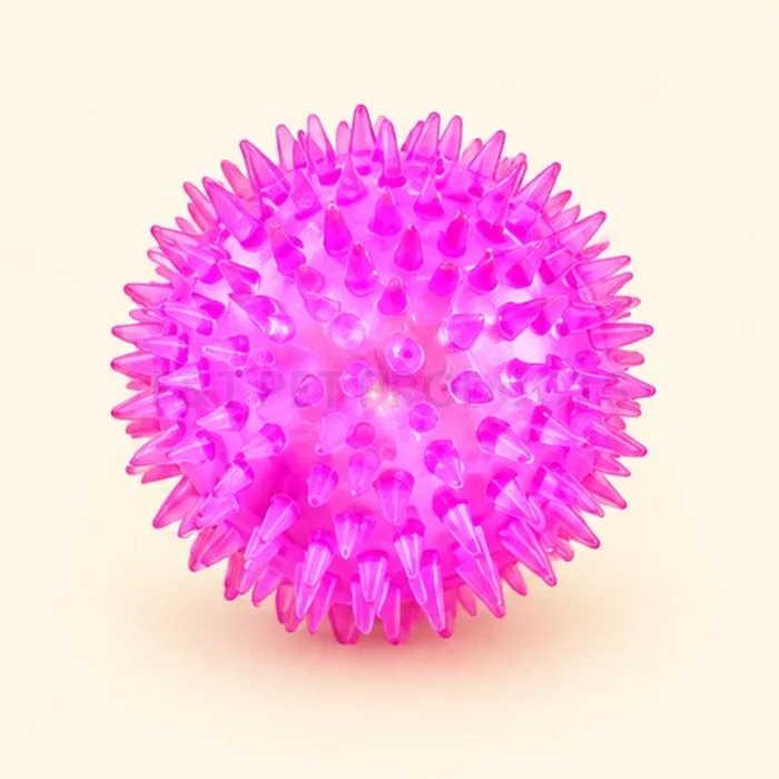 Flashing Spiky Ball, TPR (7.5 cm) — photo 4