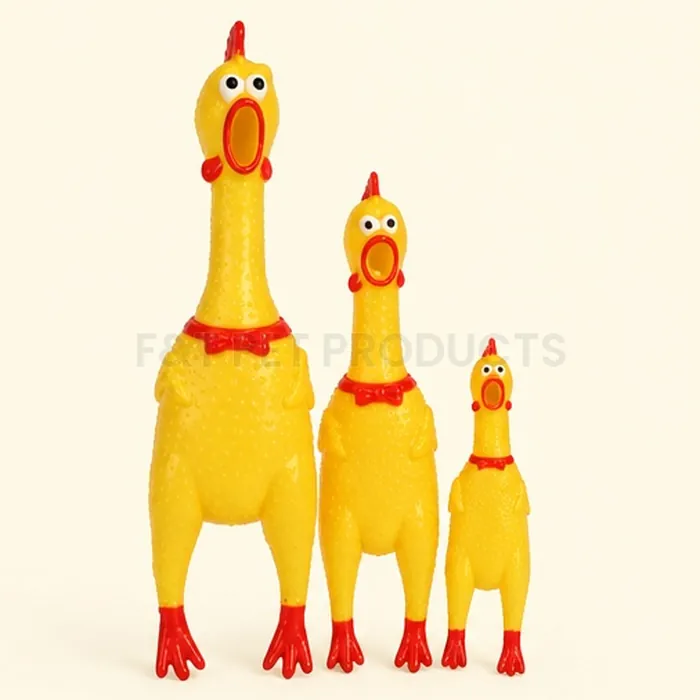 Screaming Chicken Squeaky Toy (Small, 16 cm) — photo 2