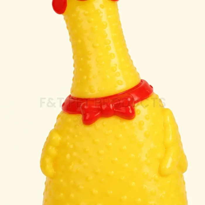 Screaming Chicken Squeaky Toy (Small, 16 cm) — photo 3