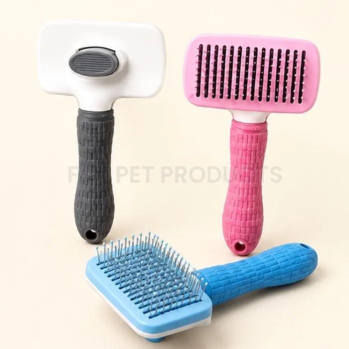 TPR Coarse-Pin Grooming Brush — photo 2