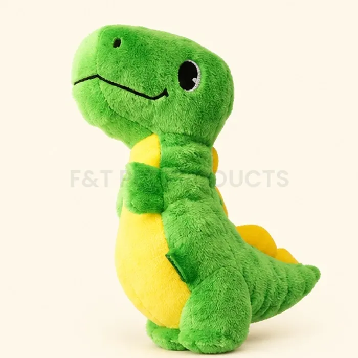 Green T-Rex Dinosaur Pet Toy — photo 2