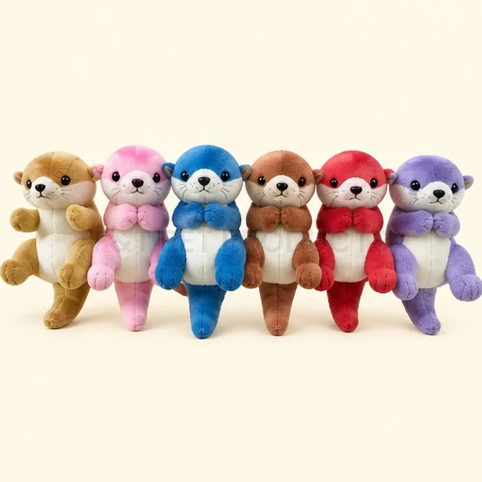 Hugging Otter Plush Toy — wholesale plush & squeaky from F&T Pet Products