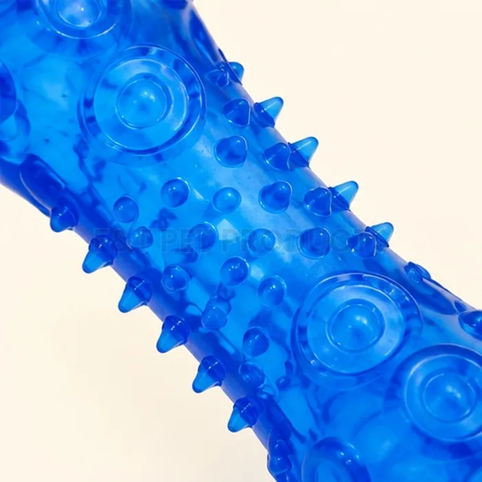 Transparent Teething Dumbbell Chew Toy (17 cm) — photo 3