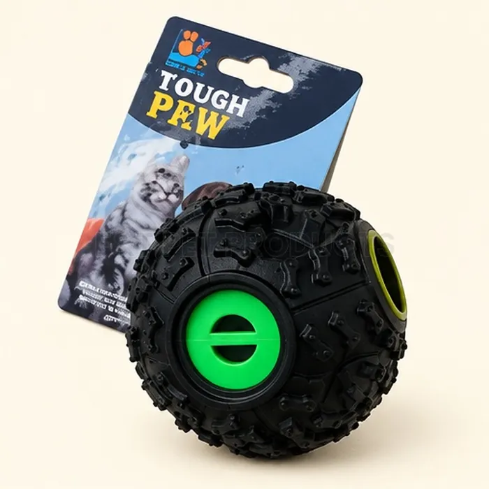 Squeaky Treat-Dispensing Ball (7.5 cm) — photo 2