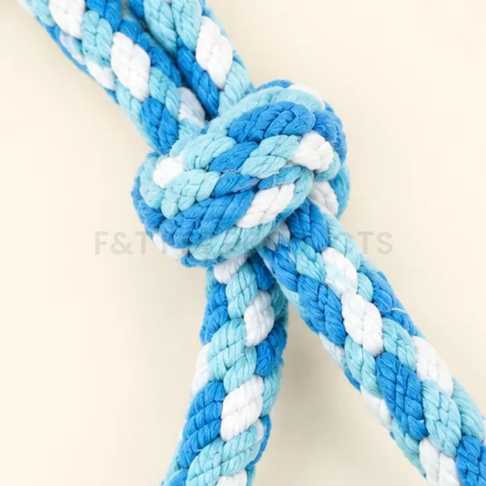 Figure-8 Double-Ball Cotton Rope Toy (30 cm) — photo 3