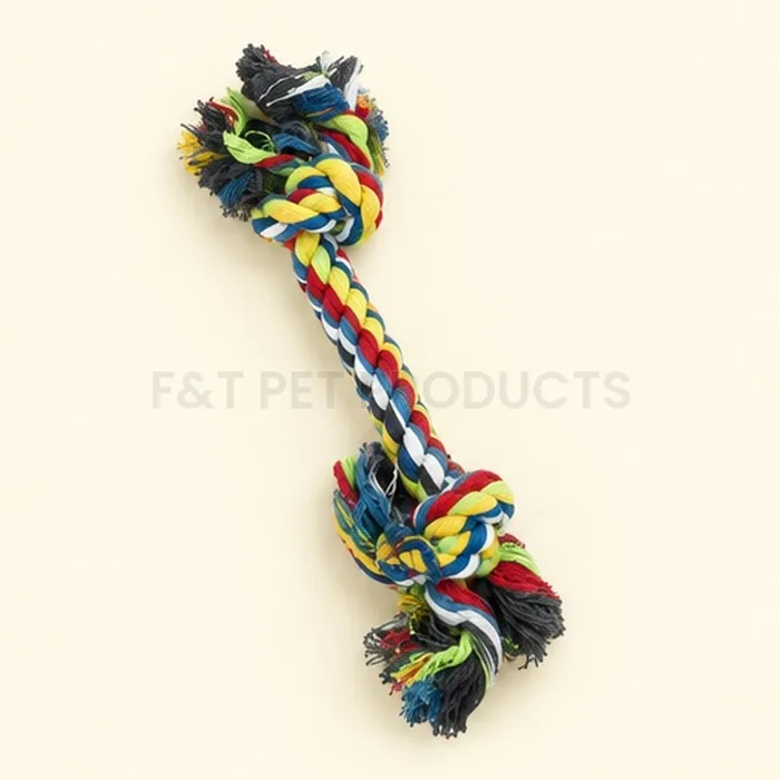 Small Cotton Rope Chew Toy (30 × 1.5 cm) — wholesale chew toys from F&T Pet Products