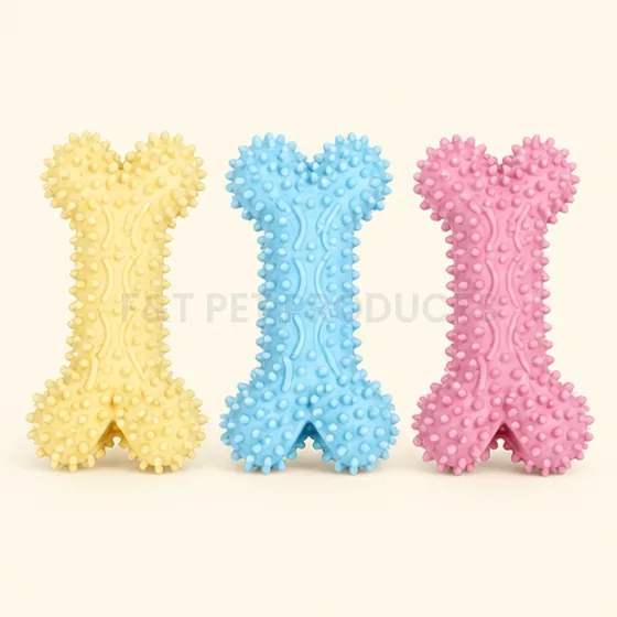 Spiky Bone Chew Toy (Small) — wholesale chew toys from F&T Pet Products